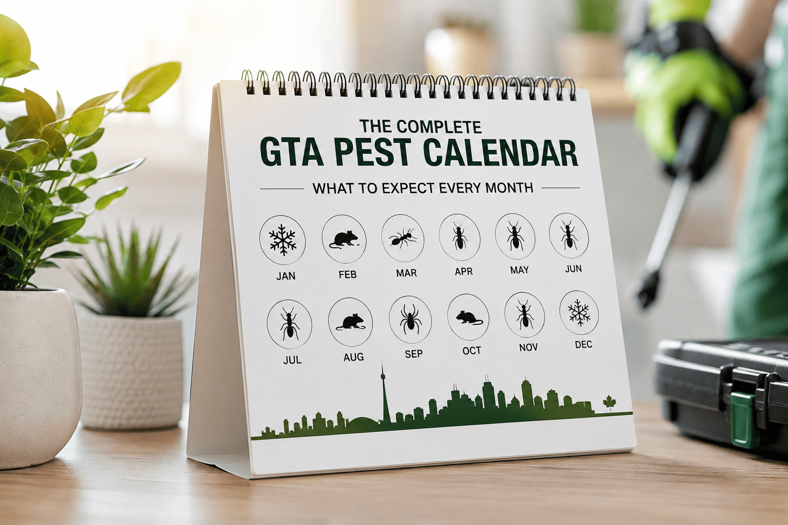 The Complete GTA Pest Calendar: What to Expect Every Month