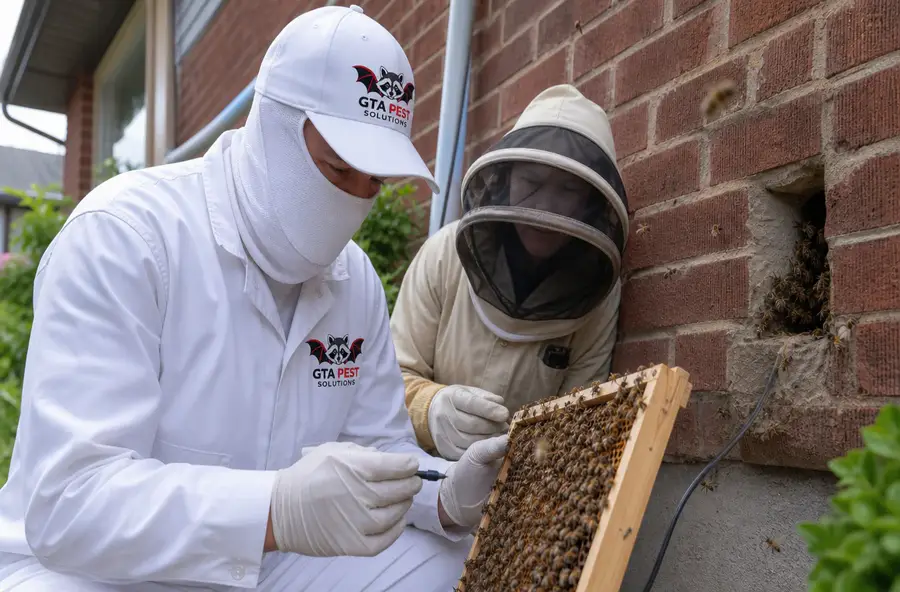 Professional bee removal and honey bee relocation in Toronto