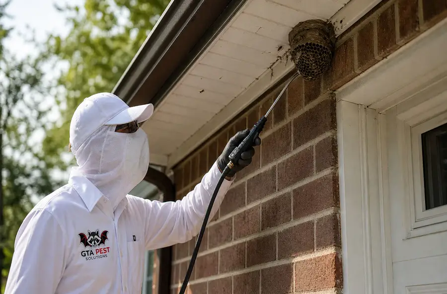 Professional wasp nest removal in Toronto